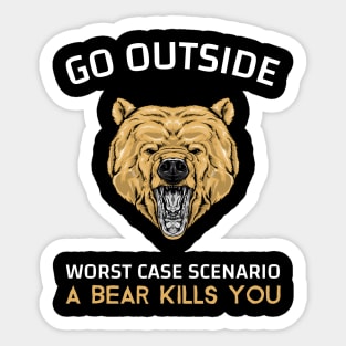 BEAR OUTDOORS CAMPING Sticker